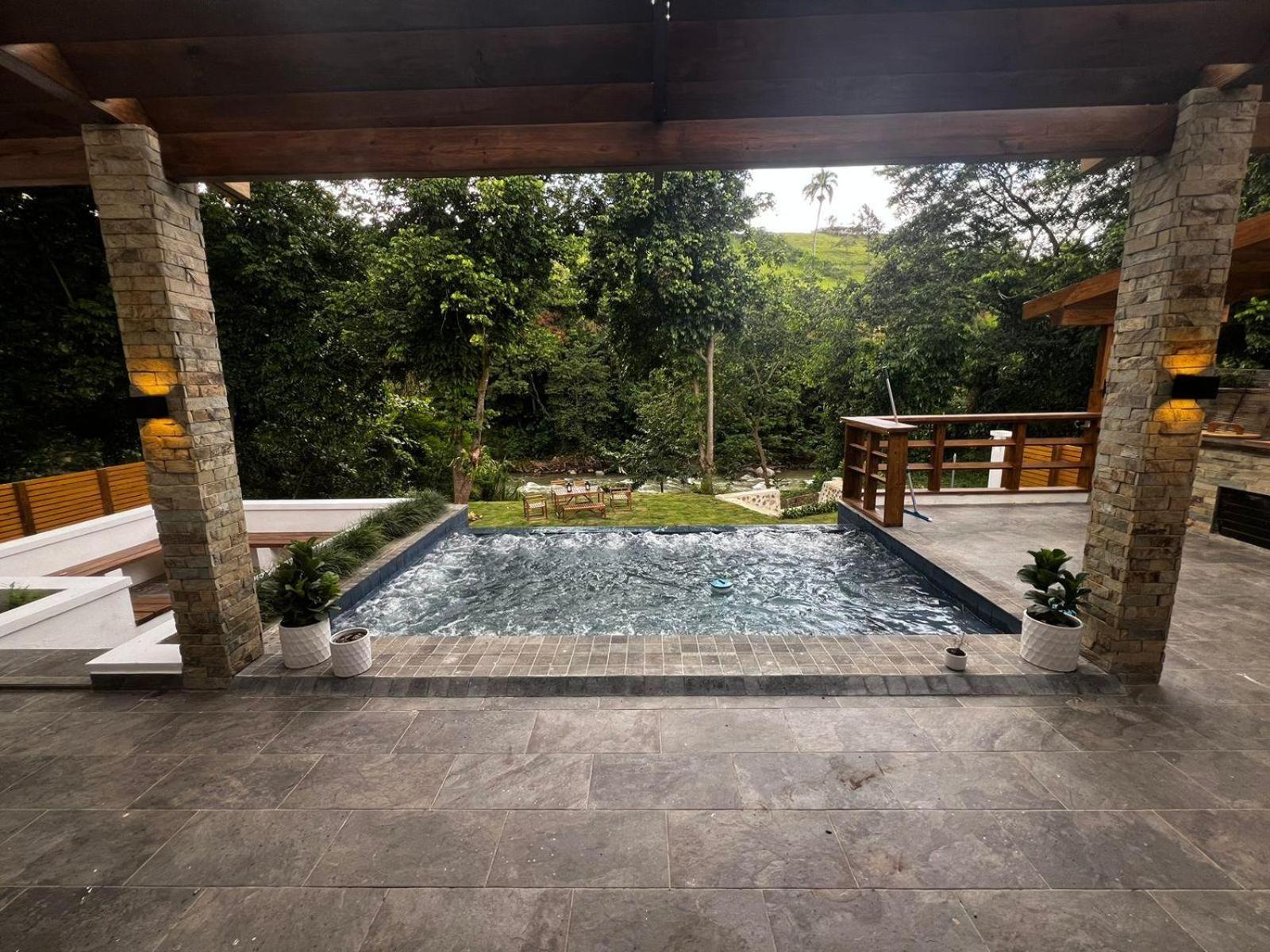 Villa Cielito Del Yaque - Jarabacoa - Rio Privado - Picuzzi Climatizado 外观 照片